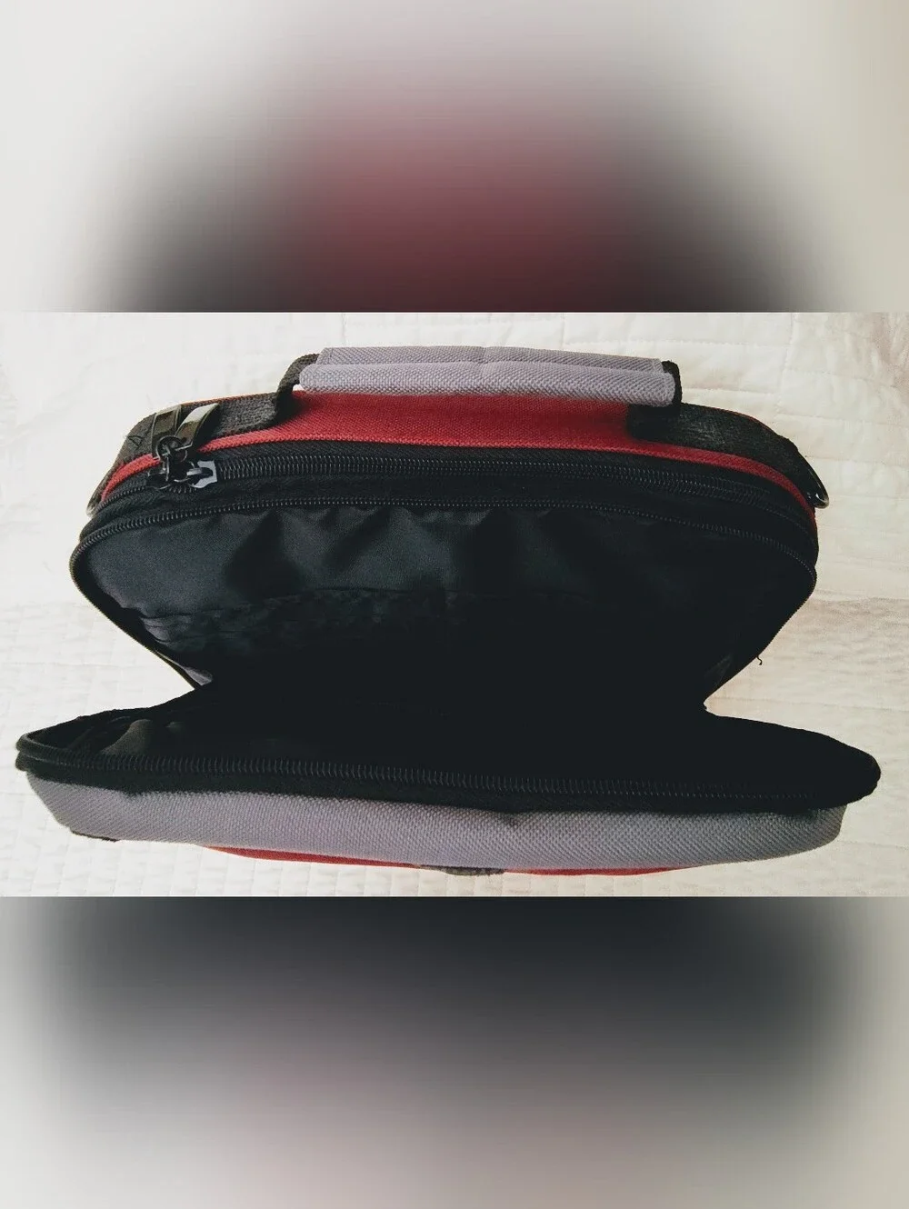 Denali Padded Tech & Travel Organizer Case - Burgundy Red